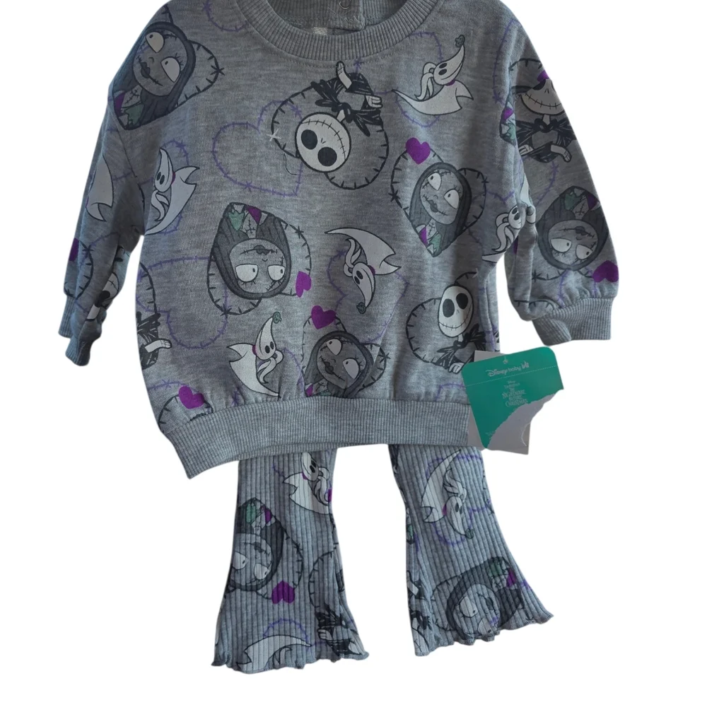 Disney Jack Skellington Baby Matching Set-Nightmare Before Christmas- Sweatshirt